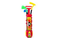 Load image into Gallery viewer, Deluxe Kid's Happy Golfer Toy Golf Set With 3 Golf Balls, 3 Types Of Clubs, & 2 Practice Holes