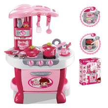 Load image into Gallery viewer, Deluxe Kitchen Appliance Cooking Play Set With Lights & Sound