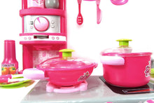 Load image into Gallery viewer, Deluxe Kitchen Appliance Cooking Play Set With Lights & Sound