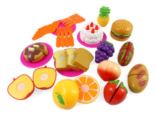 Load image into Gallery viewer, Kitchen Fun Cutting Fruits & Fast Food Playset For Kids