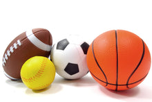 Load image into Gallery viewer, Set Of 4 Sports Balls For Kids (Soccer Ball, Basketball, Football, Baseball)