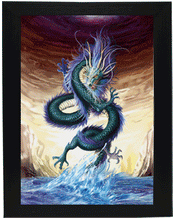 Load image into Gallery viewer, Dragon 3D Picture size 14x18  (MINIMUM OF 4)