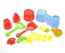 Load image into Gallery viewer, 23"Sandbox Castle 2-In-1 Sand And Water Table Beach Play Set For Kids