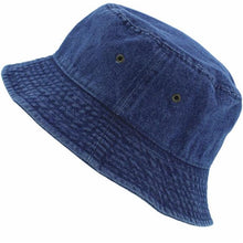 Load image into Gallery viewer, Previous Next   Newhattan 100% Cotton Denim Bucket hats Unisex