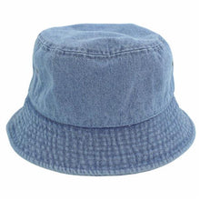 Load image into Gallery viewer, Previous Next   Newhattan 100% Cotton Denim Bucket hats Unisex