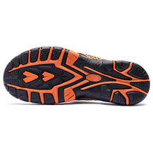 Load image into Gallery viewer, Mens Thong Sandals Indoor And Outdoor Beach Flip Flop Khaki/Orange (Size 10)
