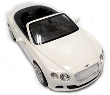 Load image into Gallery viewer, 1:12 RC Bentley Continental GT Convertible (White)