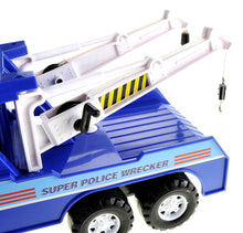 Load image into Gallery viewer, Big Heavy Duty Police Tow Truck With Friction Power