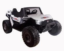 Load image into Gallery viewer, white kids electric ride on two seat UTV, EVA wheel ,kids toys car with 2.4G R/C