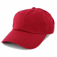 Load image into Gallery viewer, Newhattan 100% Cotton Solid Baseball Caps
