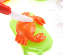 Load image into Gallery viewer, Seafood Cutting Food Playset  (available for purchase in increments of 1)