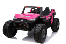 Load image into Gallery viewer, pink kids electric ride on two seat UTV, EVA wheel ,kids toys car with 2.4G R/C