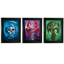 Load image into Gallery viewer, Dragon cross Tripple 3D Picture  (MINIMUM OF 4)