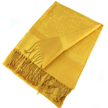 Load image into Gallery viewer, Light Paisley Pashmina Scarf Shawls 018