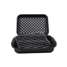Load image into Gallery viewer, Granite Ware 3Pc Set Bake Broil & Grill Black