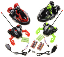 Load image into Gallery viewer, Set Of 2 Stunt Remote Control RC Battle Bumper Cars With Drivers