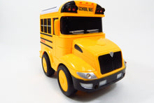 Load image into Gallery viewer, School Bus RC Toy Car For Kids With Steering Wheel Remote, Lights And Sounds