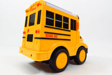 Load image into Gallery viewer, School Bus RC Toy Car For Kids With Steering Wheel Remote, Lights And Sounds