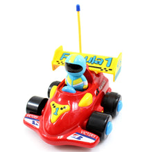 Load image into Gallery viewer, 4" Cartoon RC Formula Race Car Remote Control Toy For Toddlers (Red)