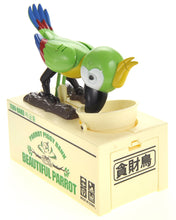 Load image into Gallery viewer, Parrot Coin Bank (Green)  (available for purchase in increments of 1)