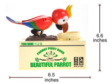 Load image into Gallery viewer, Parrot Coin Bank (Red)  (available for purchase in increments of 1)