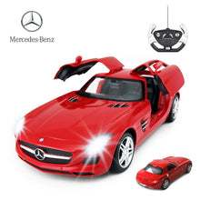 Load image into Gallery viewer, 1:14 RC Mercedes Benz SLS With Open Doors And Lights (Red)