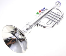 Load image into Gallery viewer, Trumpet With 4 Colored Keys  (available for purchase in increments of 1)