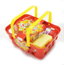 Load image into Gallery viewer, Pretend Breakfast & Lunch Play Food Set With Basket For Kids - 10 Piece Set