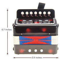 Load image into Gallery viewer, Children's Musical Instrument Accordion (Black)