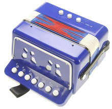 Load image into Gallery viewer, Children's Musical Instrument Accordion (Blue)