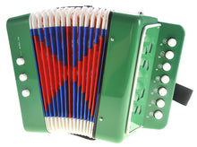 Load image into Gallery viewer, Children's Musical Instrument Accordion (Green)