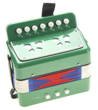 Load image into Gallery viewer, Children's Musical Instrument Accordion (Green)