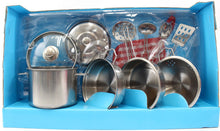 Load image into Gallery viewer, Metal Pots And Pans Kitchen Cookware Playset  (available for purchase in increments of 1)