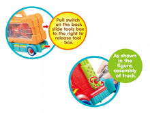 Load image into Gallery viewer, Take-A Part Carrier Tool Box With Racing Car And Lights & Sounds  (available for purchase in increments of 1)