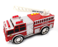Load image into Gallery viewer, 3-In-1 Emergency Vehicle Toy PlaySet For Kids (Fire Truck, Police Car, Ambulance)