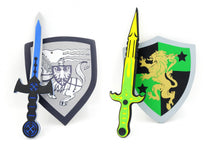 Load image into Gallery viewer, Foam Swords And Shields (White Eagle VS Golden Lion)  (available for purchase in increments of 1)