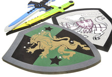 Load image into Gallery viewer, Foam Swords And Shields (White Eagle VS Golden Lion)  (available for purchase in increments of 1)