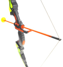 Load image into Gallery viewer, Bow And Arrow Playset With Quiver And Target (Green)   (available for purchase in increments of 1)