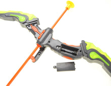 Load image into Gallery viewer, Bow And Arrow Playset With Quiver And Target (Green)   (available for purchase in increments of 1)