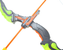 Load image into Gallery viewer, Bow And Arrow Playset With Quiver And Target (Green)   (available for purchase in increments of 1)