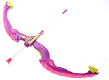 Load image into Gallery viewer, Bow And Arrow Playset With Quiver And Target (Pink)  (available for purchase in increments of 1)