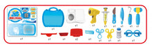 Load image into Gallery viewer, Portable Doctor Case Play Set 18pcs  (available for purchase in increments of 1)