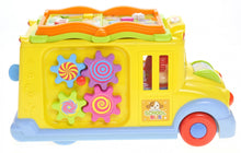 Load image into Gallery viewer, Interactive School Bus Toy With Flashing Lights & Sounds