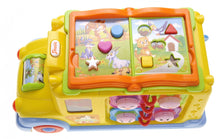 Load image into Gallery viewer, Interactive School Bus Toy With Flashing Lights & Sounds