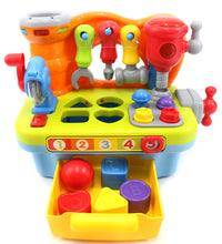 Load image into Gallery viewer, Little Engineer Multifunctional Musical Learning Tool Workbench For Kids