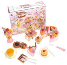 Load image into Gallery viewer, Birthday Cake 75pcs Pretend Play Food Toy Set (Pink)  (available for purchase in increments of 1)