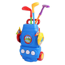Load image into Gallery viewer, Deluxe Golf Set For Kids Comes With 3 Golf Clubs, 3 Balls, And 2 Practice Holes