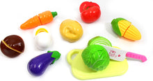 Load image into Gallery viewer, Kitchen Fun Cutting Vegetables Food Playset (available for purchase in increments of 1)