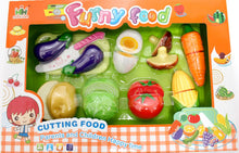 Load image into Gallery viewer, Kitchen Fun Cutting Vegetables Food Playset (available for purchase in increments of 1)
