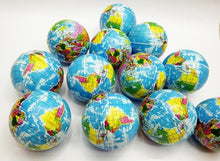 Load image into Gallery viewer, Mini Planet Earth Soft Foam Stress Balls (24 Balls Per Box)  (available for purchase in increments of 1)